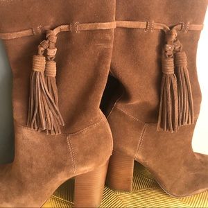 Vince Camuto Suede Tassle Boots